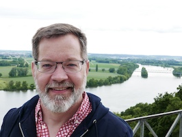 Department Chair Richard Langston on the Danube.