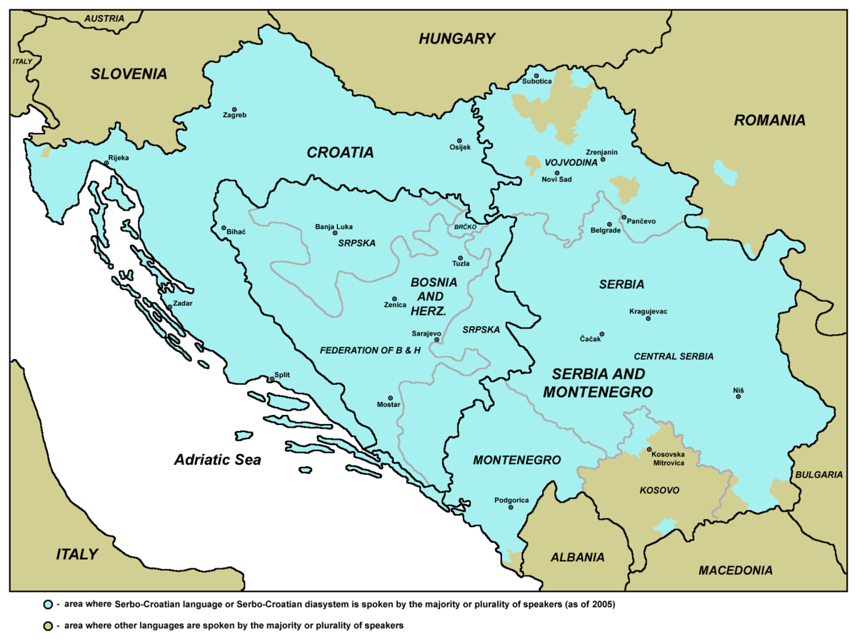 Bosnian Croatian Serbian Department Of Germanic And Slavic Languages